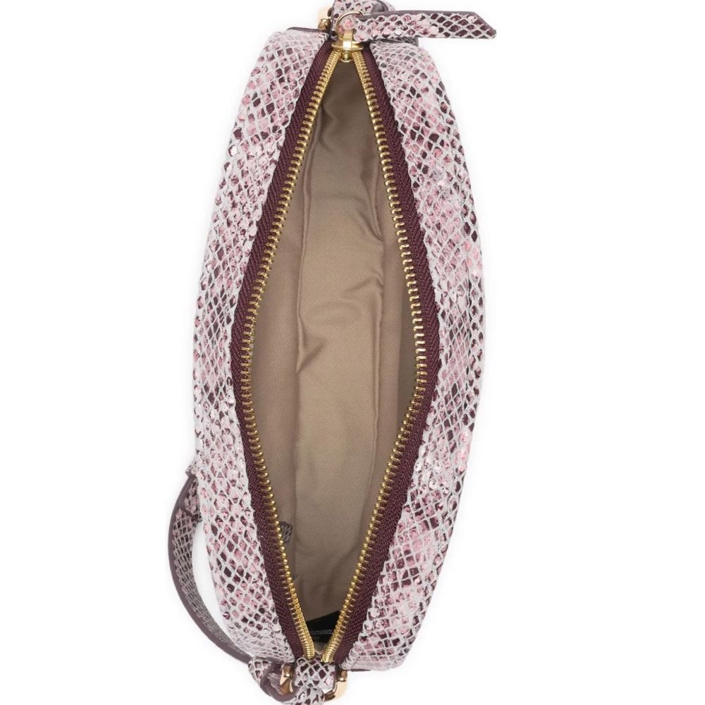 ⭐HOST PICK⭐ Small Dianne Snake Embossed Crossbody Bag in Pink - Picture 5 of 5